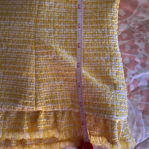 Yellow tweed blazer - Picture 6 of 9